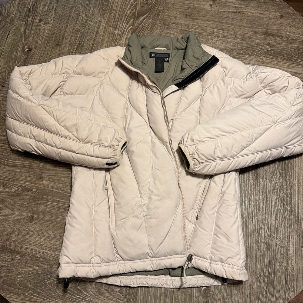 Women's REI Goose Down Puffer Coat - Picture 3 of 8